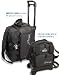 BSI Black 2 Ball Roller Bowling Bag Black/silver