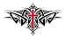 Jeral Tidwell - Tribal Cross - Sticker / Decal