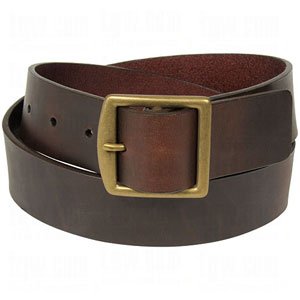 Ashworth Mens Brass Buckle Leather Belts by 