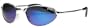 Jimarti AV5 Aviator Sunglasses Spring Hing Revo lens Colors (Silver & Blue)