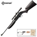 Crosman 760 Pumpmaster .177 Caliber BB and Pellet Air Rifle Kit (Brown)