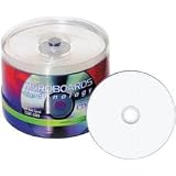 Taiyo Yuden JVC Water Shield White Inkjet Hub Printable 52X CD-R Media 50 Pack in Cake Box