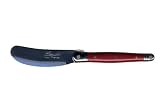 Laguiole Set of Two Canape Knives, Crimson