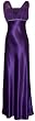 Satin Chiffon Prom Dress Gown Crystals Full Length Satin Chiffon Prom Dress Gown Crystals Full Length