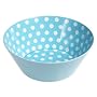 Set of 4 BLUE Polka Dot Melamine Bowls