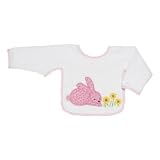 Mullins Square Sleeved Velour Bib with Garden... by Mullin's Square