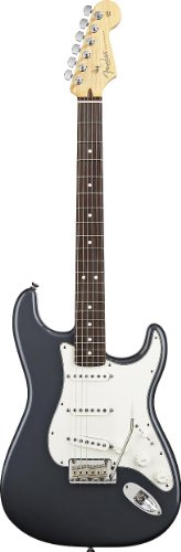 Fender American Standard Stratocaster® Electric Guitar, Charcoal Frost Metallic, Rosewood Fretboard