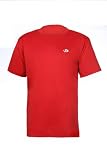Phiten X30 Loose Gear Short Sleeve Shirt, Medium, Red