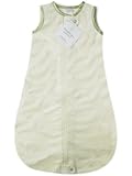 SwaddleDesigns zzZipMe Sack with 2-Way Zipper, Cotton Flannel Wearable Blanket, Pastel Polka Dots, Kiwi 3-6 months