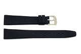 Hadley-Roma Men's MSM976RA-180 18-mm Black Genuine Calfskin Leather Watch Strap