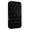 Hard Candy Cases Bubble Slider Soft Touch Case for Apple iPhone 4 (AT&T Version Only), Black, (BS4G-SFT-BLK)