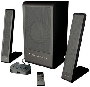 ALTEC LANSING PRO SLS6221 FLAT PANEL POWERED SPEAKER SYSTEM WITH SUBWOOFER ALTEC LANSING PRO SLS6221 FLAT PANEL POWERED SPEAKER SYSTEM WITH SUBWOOFER