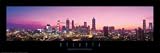 Atlanta: West View, Art Poster by Jerry Driendl