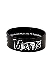 Misfits Logos Rubber Bracelet