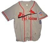 New Orleans Pelicans Road Gray Replica #5 Throwback Jersey