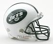 New York Jets Replica Mini Helmet w/ Z2B Face Mask - Football Sports Merchandise