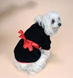 Pooch+Plus Kimono Black w/ Red Trim / Mini 4 - 6