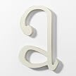 Hanging Wooden Letter - Pink (A)