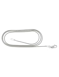Snake Chain 16 inch 1mm Sterling Silver Made in U.S.