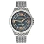 Fossil Men's Orange-Accent Stainless Steel Bracelet Watch