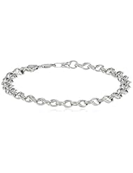 14K Gold 5.9mm Charm Bracelet, 7.25"