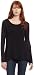 Apparel : Bcbgmaxazria Womens Draped Long-Sleeve Top