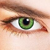 Lentilles De Contact De Couleur Bicolores Vert