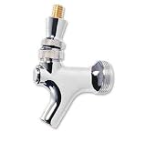Beer Faucet, Chrome, Brass Lever
