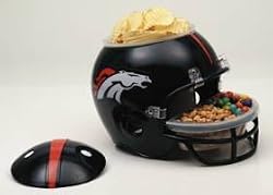 Denver Broncos Snack Helmet - Football Sports Merchandise