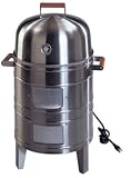 Meco 5029, Outdoor Electric Grills , Water ,Smoker, Stainless Steel