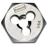 Hanson (HAN6112) High Carbon Steel Hexagon 5/8 Across Flat Die 4-40 NC