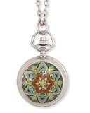 Search : Multi Colored Tapestry Tile Enamel Pendant Watch Necklace