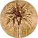 Thirstystone 4-pc. Old World Palm Coasters NATURAL