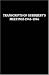 Transcripts of Gurdjieff