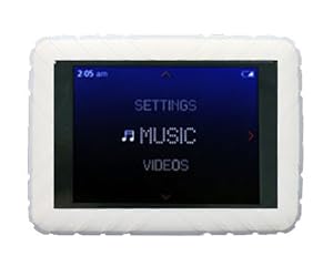 Silicone Skin For Iriver Lplayer 8 Gb 4gb With Armband And Beltclip + Screen Protector Kit + Cloth