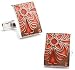 Enamel Deco Flower Cufflinks