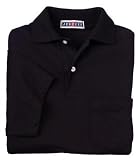 JERZEES - Jersey Knit Sport Shirt with Pocket with SpotShield Black-M