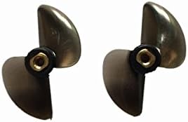 Arfantitoys 2 Pcs UDI001-02 RC Boat Propeller for Udirc UDI001 RC Boat Tail Propeller Spare Parts