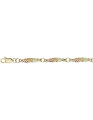 Black Hills Gold Jewelry by Coleman 7 1/4 Inch Gold Bracelet