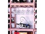 Wine Cellar Innovations Traditional Redwood Wine Glass Rack