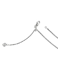 Leslies Sterling Silver Loose Rope Adjustable Chain