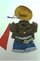 Cowboy Outfit fits Webkinz, Shining Star and 8" - 10" Make Your Own Stuffed Animals