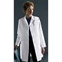 Ladies Staff Length Lab Coat - White, Size 4