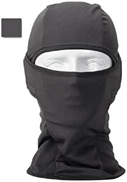 Balaclava Sports Face Mask [6 in 1] For Skiing, Hiking, Cycling, Motorcycling, Snowboarding, - Warm Breathable Outdoor Hood - Neck Warmer - Ski Mask - Protection Against Wind and UV - For Use In Winter And Summer - Fits Under Any Helmet - One Size Fits All - 100% Highest Premium Quality Polyester