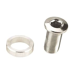 Sugino Chainring Bolt Set Inner Triple, 5 Per Package, Chrome