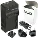 Eclipse PANASONIC DMW-BCE10E / VW-VBJ10 / CGA-S008 / CGA-S008E Battery Charger for Lumix SDR-S7, SDR-S9, SDR-S10, SDR-S26, SDR-SW20, SDR-SW28, DMC-FS20, DMC-FS3, DMC-FS5, DMC-FX30, DMC-FX33, DMC-FX35, DMC-FX37, DMC-FX38, DMC-FX55, DMC-FX500, DMC-FX520 with UK EU US Travel Plugs AND AC Car Adapter (2 Hrs Fast Charge)