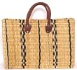 Moroccan Straw Summer Beach / Shopper / Tote Bag