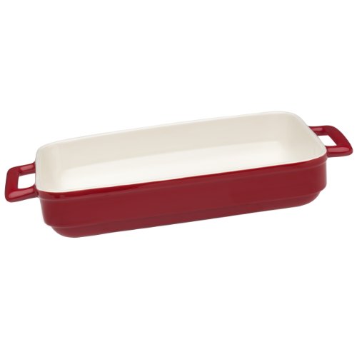 HIC Ceramic 13Inch Lasagna Pan, Rose 22.50