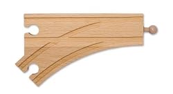 Melissa and Doug 6in Wooden Curved Switch Track Set - Female (6 Pack)