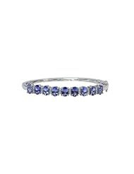 14K Exquisite Tanzanite Bangle with Diamonds (NEW ARRIVAL)